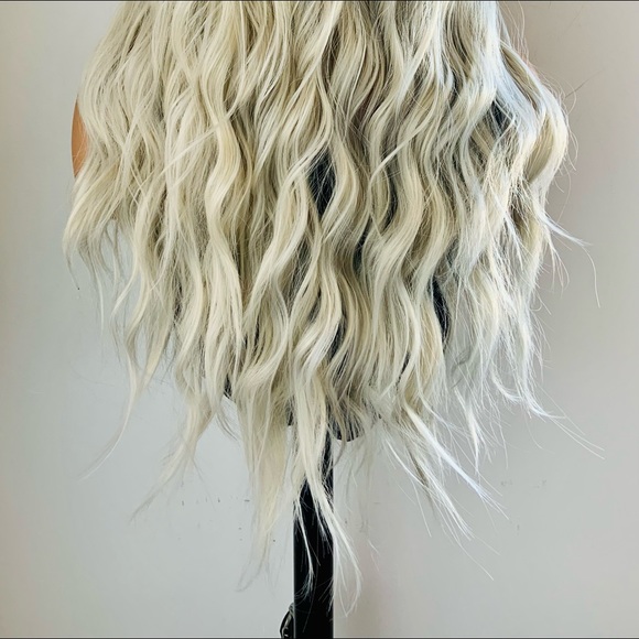 22” Ombre Platinum “Put On & Go” Premium Fiber Wig - Picture 12 of 12